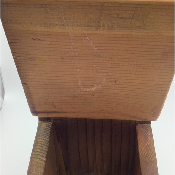 Vintage Wood Salt Box - Picture 5 of 12